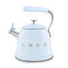 Smeg - Czajnik z gwizdkiem, pastelowy błękit 50's style WKF01PB.
