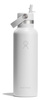 Butelka termiczna Hydro Flask Standard Mouth 21 oz (621 ml) ze słomką Flex Straw, biała