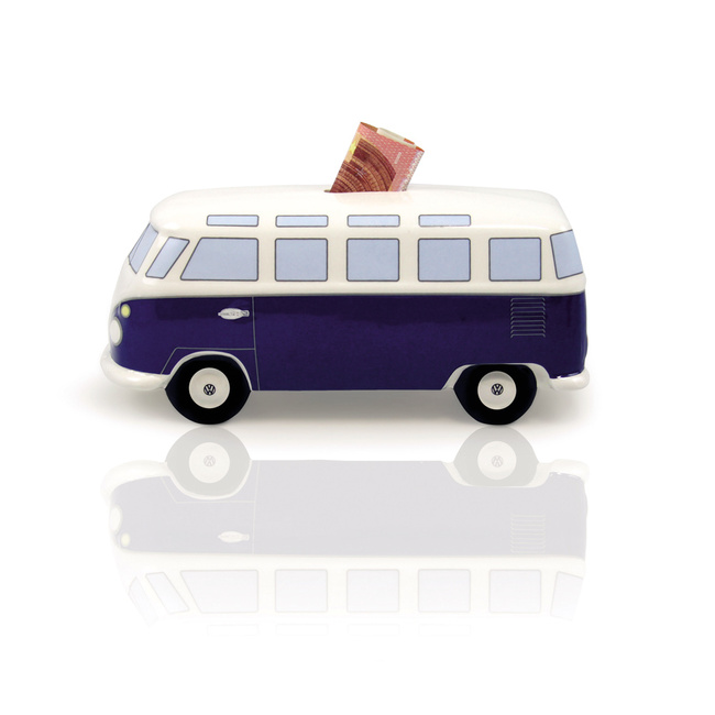 Vw Skarbonka Bus Clasic Blue