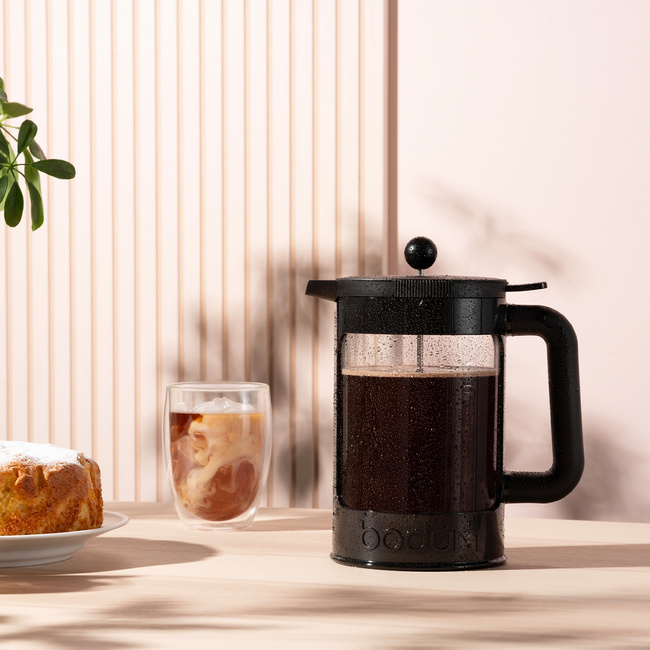 Zaparzacz cold brew Bodum Bean Set 1,5 l, czarny, z tłokiem