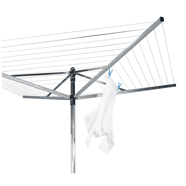 Suszarka ogrodowa Brabantia Lift-O-Matic 60 m z tuleją do gruntu, szara
