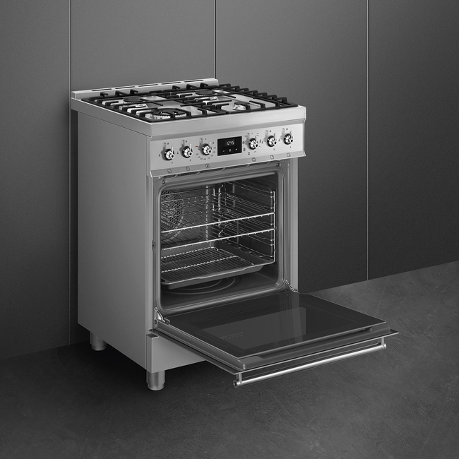 Smeg - Kuchnia Wolnostojąca Symfonia C6Gmx2 Stal Nierdzewna.