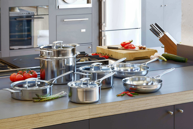 Demeyere Industry 5 Rondelek z Pokrywką 2.2 Ltr