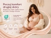 Bezszwowy biustonosz do karmienia Momcozy YN46 Floral, beżowy, rozmiar M