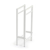 Arredamenti Salvi' Stojak na ręczniki - 77 x 34 cm, Biały