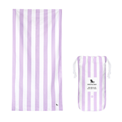 ręczniki plażowe szybkoschnące 200x90 cm Lombok Lilac XL - Dock & Bay