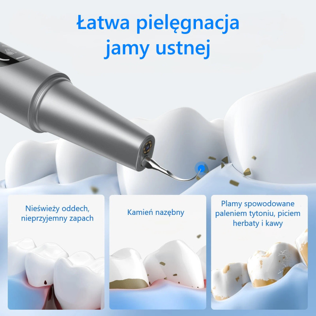 Extralink SC-01 | Skaler ultradźwiękowy do zębów | 5 trybów
