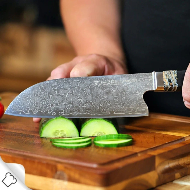 Dellinger Manmosu Exclusive Nóż Szefa Kuchni Santoku 18 Cm