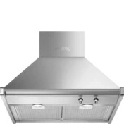Smeg - Okap Kuchenny Classica Kd70Xe Stal Nierdzewna (Chromowane Pokrętła)