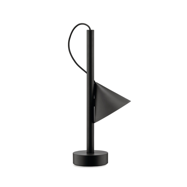 Lampa LED Alessi 28 cm Czarna