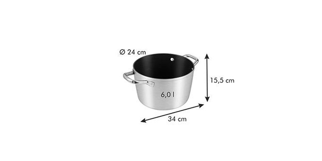 Garnek Grandchef ø 24 cm, 6,0 l - Tescoma