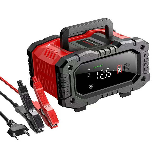 Prostownik samochodowy Extralink EX.98215 z trybem naprawy, 12 V i 24 V, 20 A