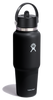Butelka 32oz Wid Flex Straw Travel Bootle Black - Hydro Flask