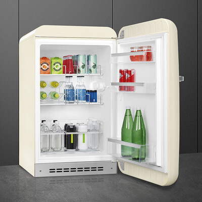 Smeg - Happybar FAB10HRCR6 50'S RETRO STYLE - kremowy