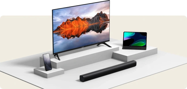 Soundbar Xiaomi Soundbar 2.0 EU S22E, Bluetooth 5.3, wejście optyczne i AUX