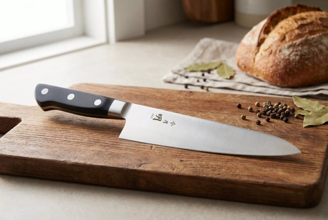 Nóż szefa kuchni Fuji Cutlery Akira Reigetsu FC-0107, ostrze 21 cm