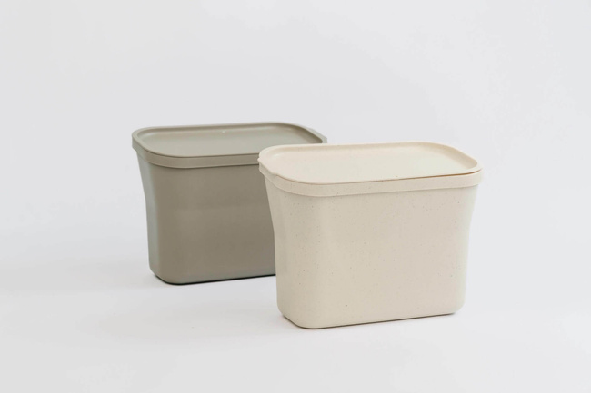 Plastia Wiszący Pojemnik Na Bioodpady 27.5 X 14 Cm - Kremowy