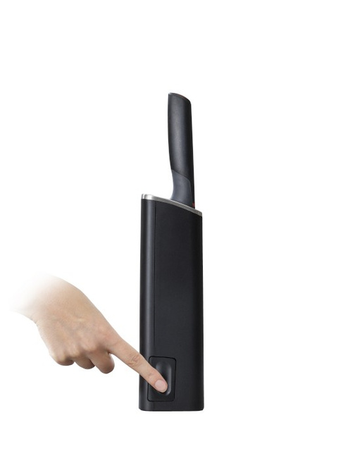Zestaw noży Joseph Joseph Elevate w bloku SlimBlock, 5 noży i ostrzałka