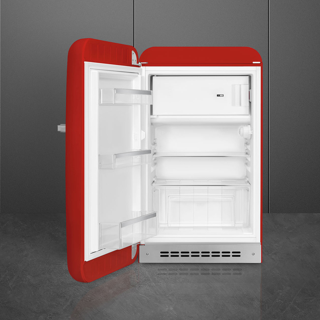 Smeg - Chłodziarko-zamrażarka FAB10LRD6 50'S STYLE - czerwony