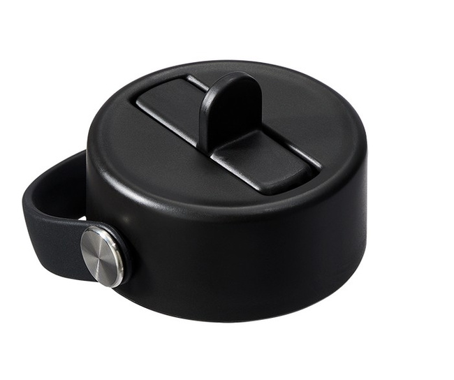 Zakrętka ze słomką Hydro Flask Wide Mouth Flex Straw Cap, czarna