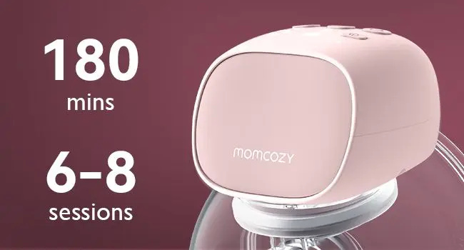 Momcozy S9 Pro laktator pojedynczy różowy 180ml odciągacz mleka mamusi