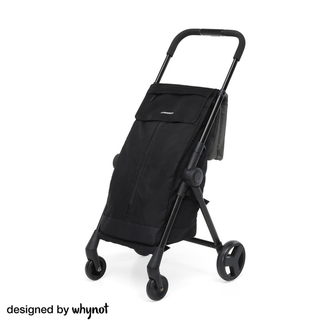 Wózek na zakupy Foppapedretti Go Fast Black – czarny