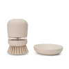 Szczotka do naczyń Brabantia SinkSide z dozownikiem i stojakiem, Soft Beige