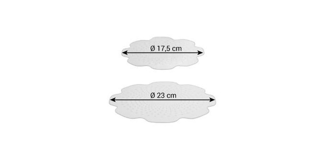 Elastyczne silikonowe wieczka 4food ø 17 i 23 cm, zestaw 2 szt. - Tescoma