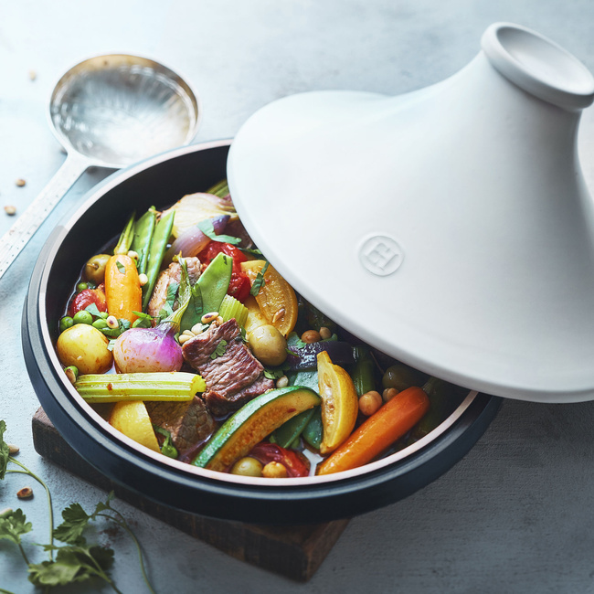 Tagine indukcja 26cm 2l - czarny - Emile Henry