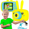 Extralink Kids Camera H23 Żółty - Aparat Cyfrowy - 1080p 30fps, Wyświetlacz 2.0"