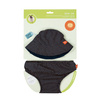 Zestaw kapelusz i majteczki do pływania z wkładką chłonną Polka Dots Navy UV 50+ - Lassig