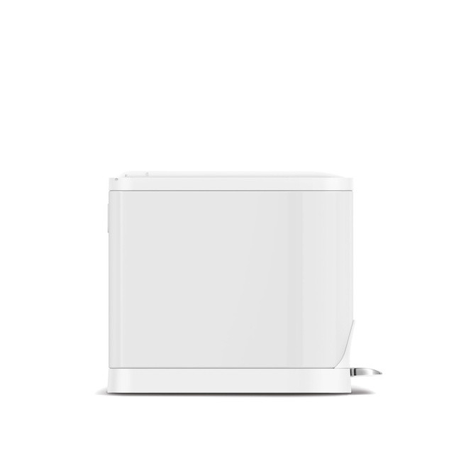 Kosz pedałowy Simplehuman Butterfly CW2042, 10 l, biały, stal
