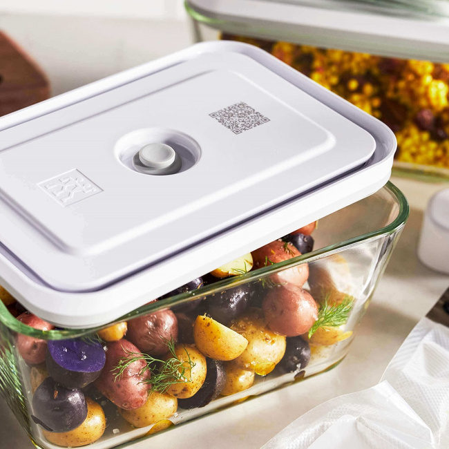 Zwilling Fresh & Save Szklany Pojemnik Prostokątny 0.35 Ltr, Szary