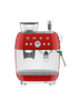 Smeg - Ekspres do kawy Egf03Rdeu 50's Style