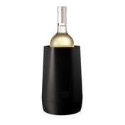 Cooler do wina Vacu Vin Hexo Black, z wkładem chłodzącym