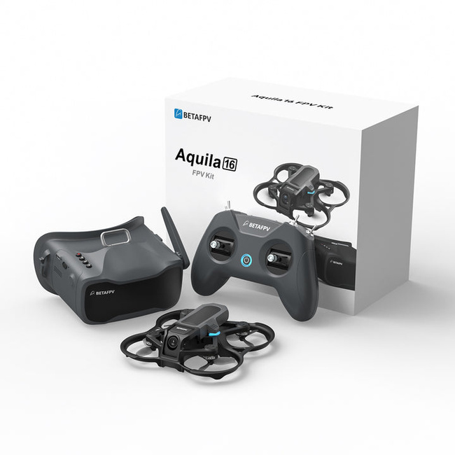 Zestaw FPV BetaFPV Aquila16 z dronem i goglami VR03, trzy tryby lotu