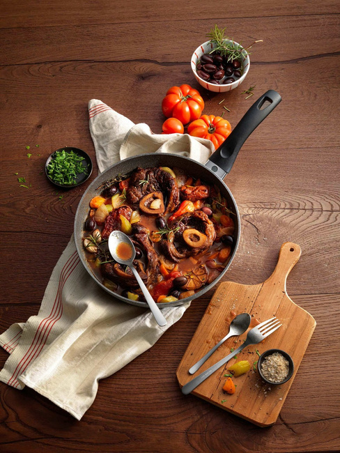 Ballarini Ferrara Patelnia granitowa indukcyjna 28 cm