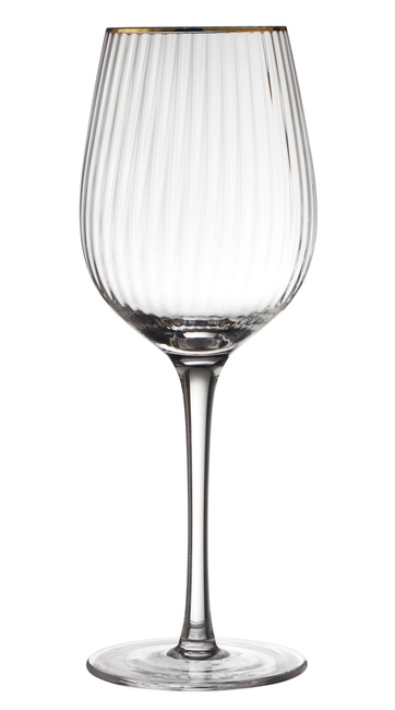 Kieliszki do czerwonego wina Palermo 400 ml 4 sztuki złote 27579 - Lyngby Glas