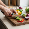 Samura Golf Nóż Kuchenny Santoku AUS-8, ostrze 18 cm
