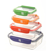 Zestaw Pojemników Szklanych Smart 4szt