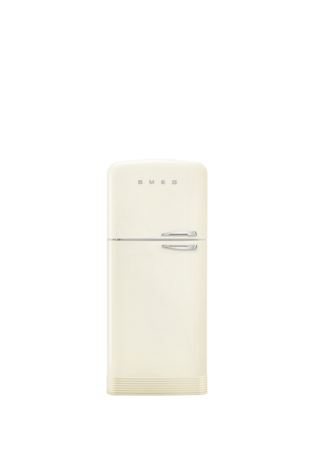 Smeg - Chłodziarko-zamrażarka 50's Style Fab50Lcr5 Kremowy (chromowane uchwyty)
