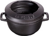 Zestaw do fondue 18 cm, czarny - Staub