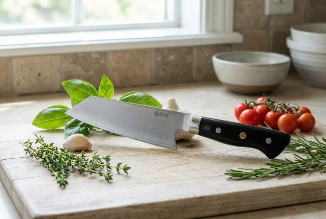 Nóż Bunka Dan Woo ze stali DC53, ostrze 15,5 cm, rękojeść G10