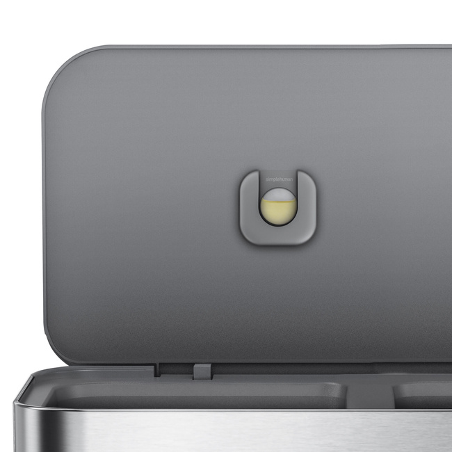 Kosz do segregacji Simplehuman CW2116, 58 l, szczotkowana stal nierdzewna