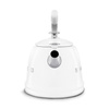 Smeg - Czajnik z jednotonowym gwizdkiem WKF01WH 50's Style - White