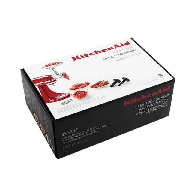 Metalowa maszynka do mięsa KitchenAid 5KSMMGA do mikserów planetarnych