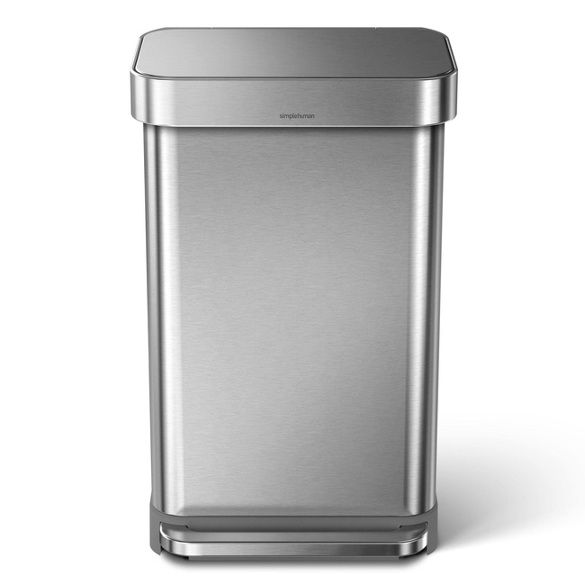 Kosz na śmieci 45L pedałowy Liner Pocket - stal FPP - Simplehuman