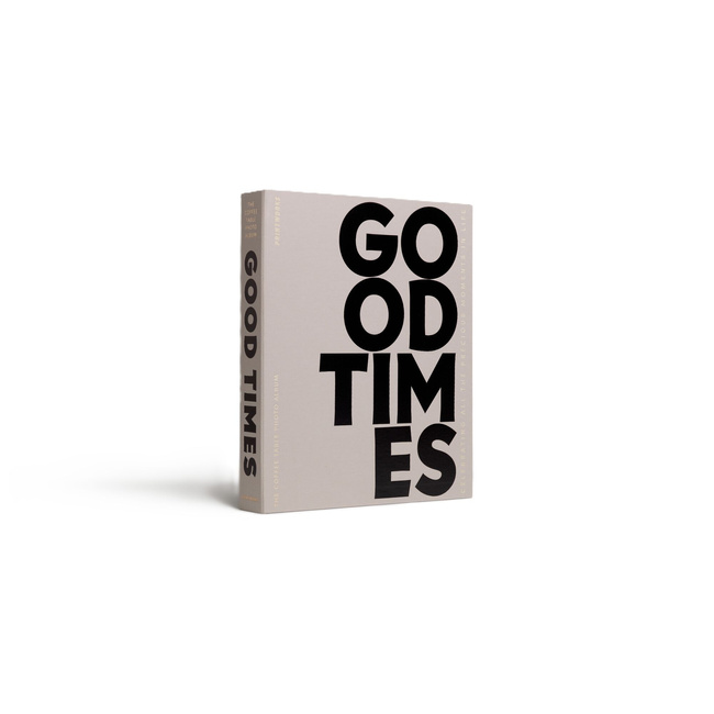 Album na zdjęcia Printworks Good Times L, szara tkanina, czarne karty