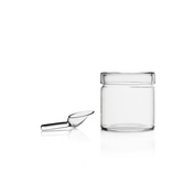 cukiernce do cukru 300 ml Clear ze szklaną łyżeczką - Ichendorf Milano