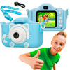 Extralink Kids Camera H27 Dual Niebieski - Aparat Cyfrowy - 1080p 30fps, Wyświetlacz 2.0"